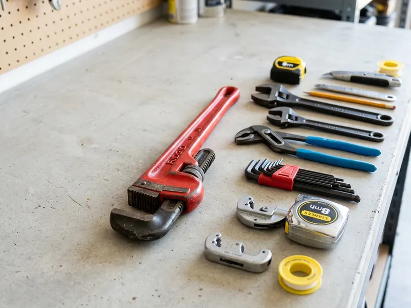 Professional plumbers in Dos Palos, CA equipped with top-tier tools for residential and commercial plumbing services.